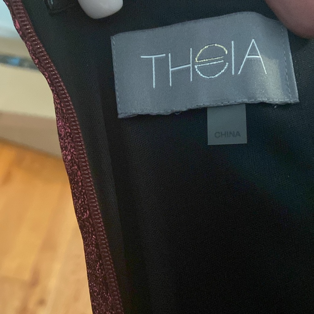 THEIA Elegant Formal Cocktail Dress Glamorous Evening Party Holiday - Picture 6 of 15